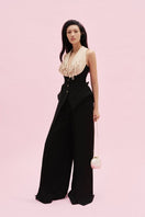 Jenny K Tran Faringdon Pants, stylish casual pants with a relaxed fit and modern design, shown in a natural fabric finish.
