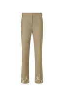 Beige Señorita LARA pants, stylish and comfortable, featuring a tailored fit and classic design for versatile wear.