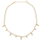 Fiesole Pearl Necklace in ivory by Peracas, featuring elegant pearl strands and a classic design for sophisticated style.