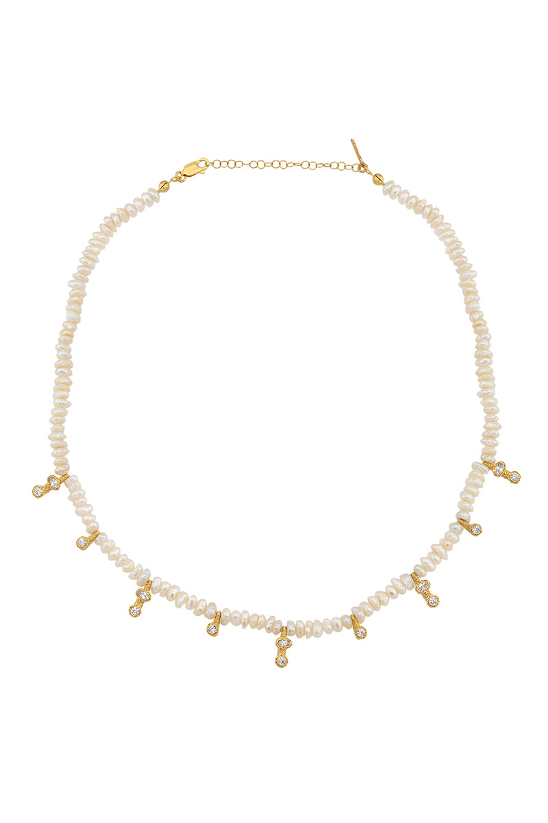 FIESOLE PEARL NECKLACE IN IVORY