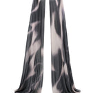Black print cover-up from TINTA LATINA's FLO OVERLAY IN BLACK PRINT collection, featuring lightweight fabric and stylish design.