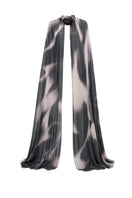 Black print cover-up from TINTA LATINA's FLO OVERLAY IN BLACK PRINT collection, featuring lightweight fabric and stylish design.