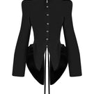 Sean Sheila BESKAP jacket, a stylish women's top featuring a sleek design, front view showcasing the modern, tailored fit.