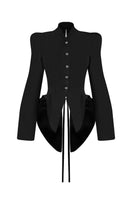 Sean Sheila BESKAP jacket, a stylish women's top featuring a sleek design, front view showcasing the modern, tailored fit.