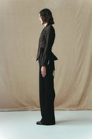 Sean Sheila BESKAP jacket from the side, stylish tops in a modern design, featuring a sleek fit and contemporary look.