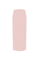 Sean Sheila A-line midi skirt with corset panels, showcasing a stylish design and structured fit in the front view.
