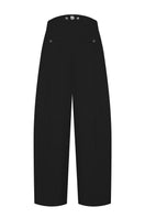 Black cowboy trousers by Sean Sheila, showcasing classic Western-style pants with a fitted design and detailed stitching.