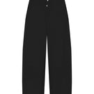 Black cowboy trousers by Sean Sheila, front view showcasing stylish Western-inspired pants with detailed stitching.