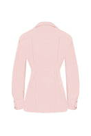 Sean Sheila tailored shirt with corset panels, front view showcasing fitted design and structured details on the shirt.