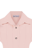 Sean Sheila tailored shirt with corset panels, featuring structured fabric and detailed stitching visible on the front.
