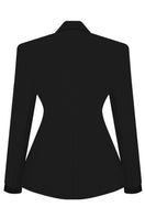 Sean Sheila classic tailored Lily embroidered suit jacket, front view showing detailed floral embroidery and structured fit.