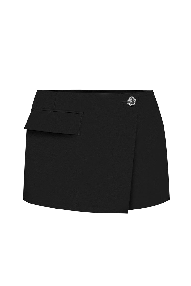 MINI SKORT IN BLACK
