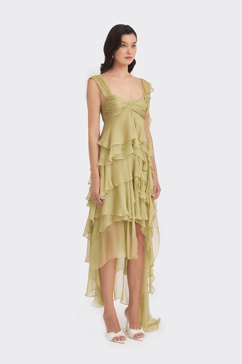 Green fairy-themed mini top by Stolen Stores, featuring a stylish, fitted design perfect for casual or trendy outfits.