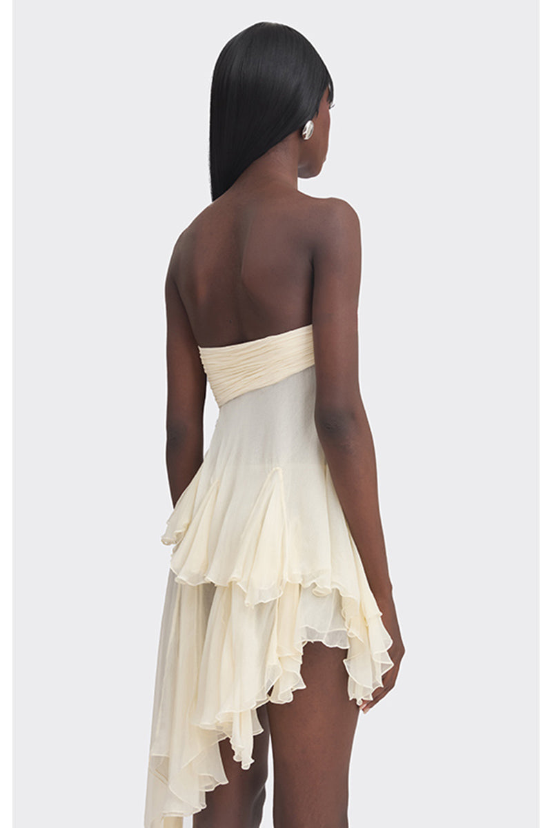 FAIRY TUBE TOP IN LIGHT YELLOW - CULT MIA