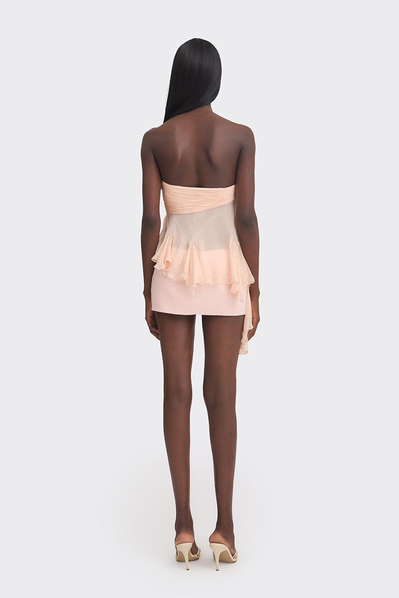 Peach fairy tube top by Stolen Stores featuring a fitted design and delicate fabric, perfect for casual or stylish summer outfits.