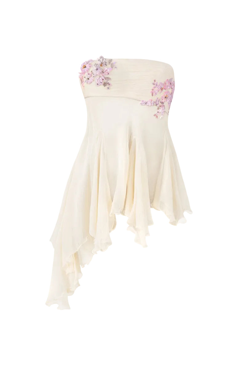 FAIRY TUBE TOP IN PEACH | CULT MIA | Stolen Stores FAIRY TUBE TOP IN PEACH | CULT MIA | Stolen Stores