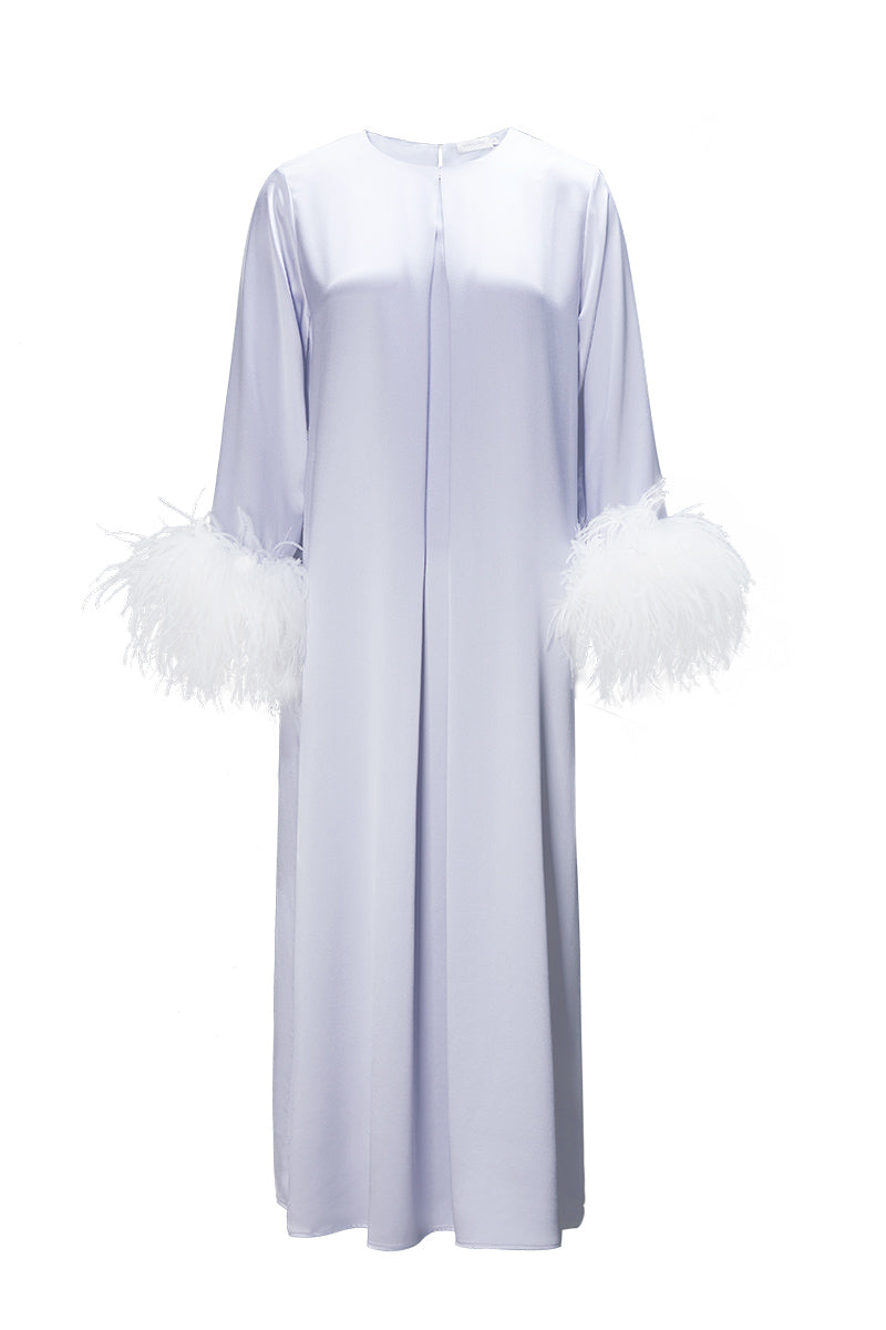 FIESTA LONG SLEEVE NIGHTGOWN IN ORCHID PETAL - CULT MIA