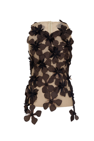 FLORAL SEE-THROUGH SHIRT | CULT MIA | LECIA