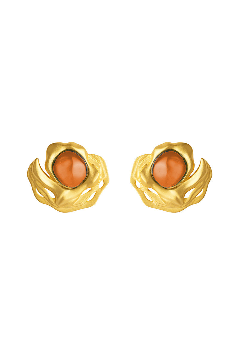 ORANGE FLOW EARRINGS - CULT MIA
