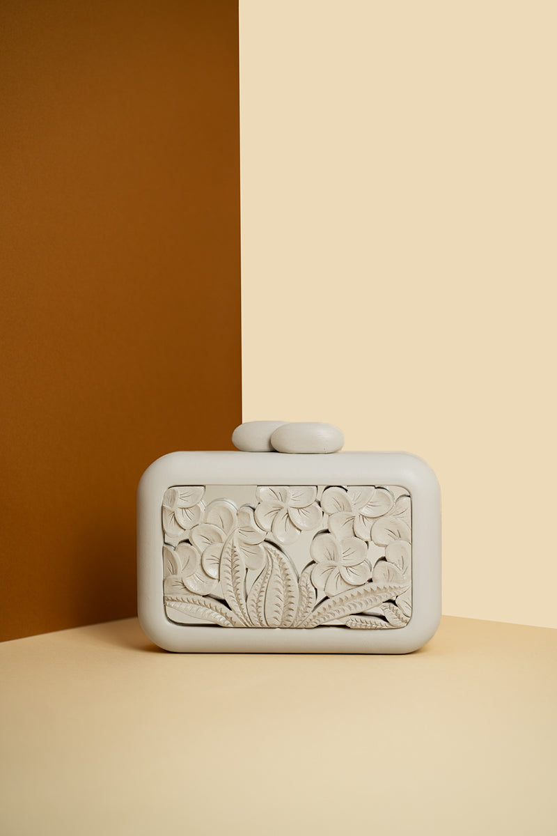 FOLHATA HIBISCUS MIRROR FENDI CLUTCH - CULT MIA