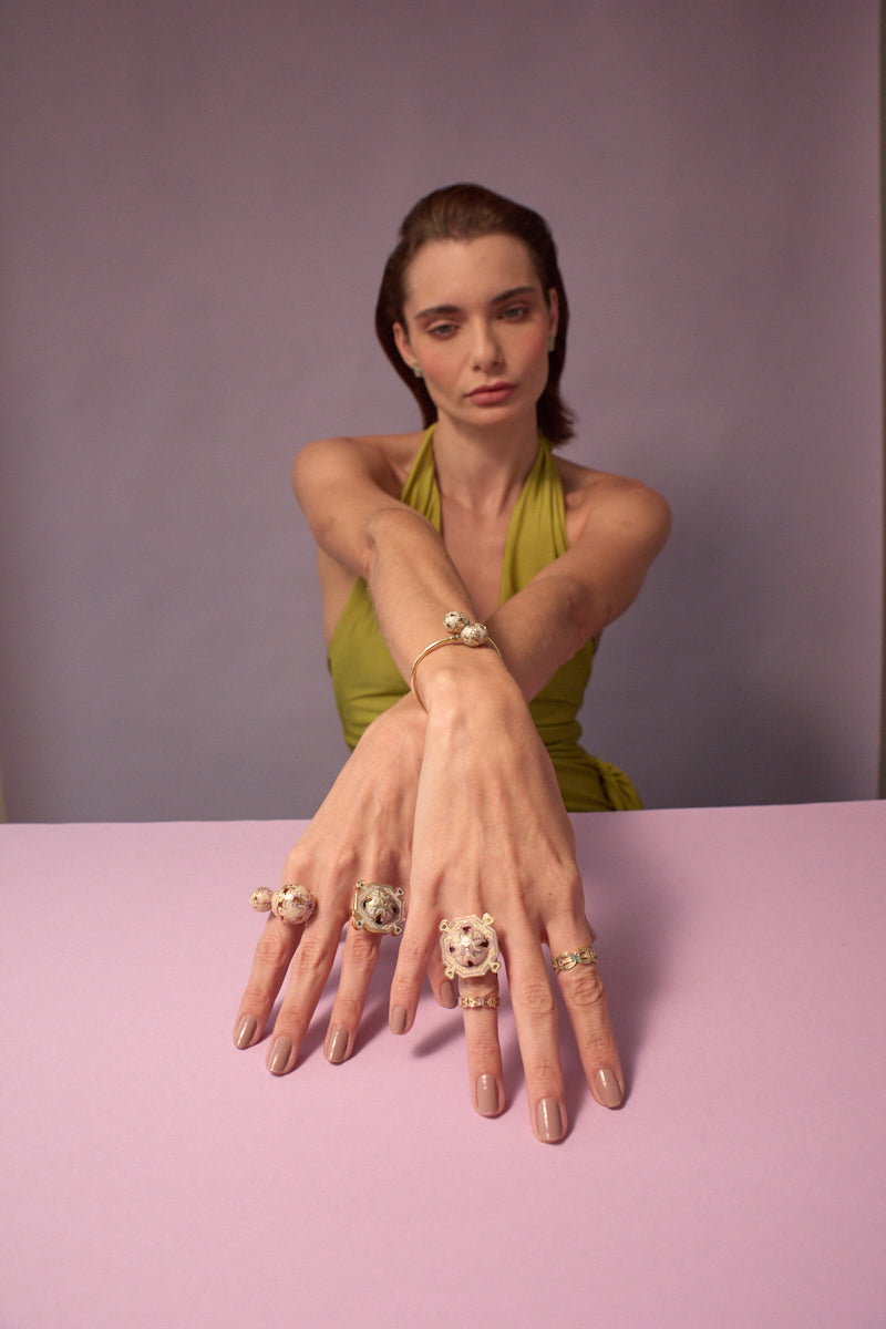 GARCIA BAND RING IN GREEN SOPO
