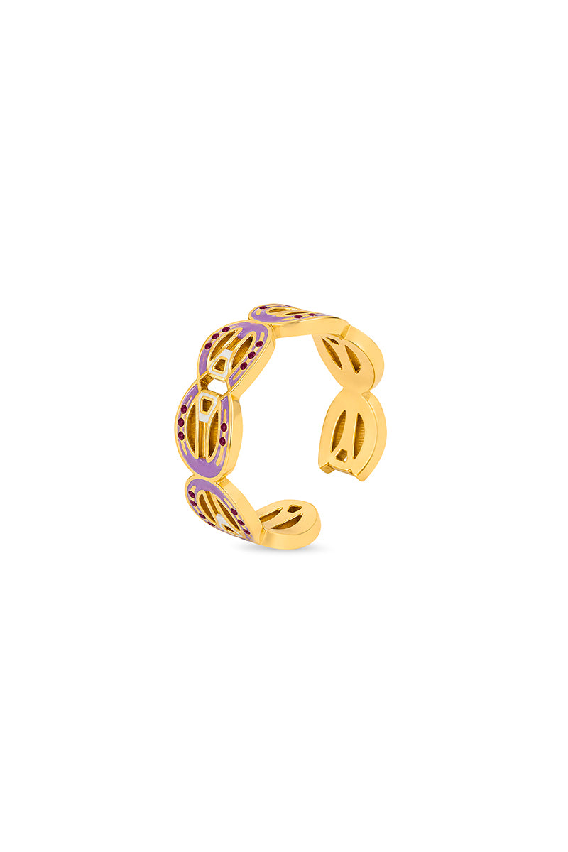 GARCIA BAND RING IN LAVENDER MONSERRATE