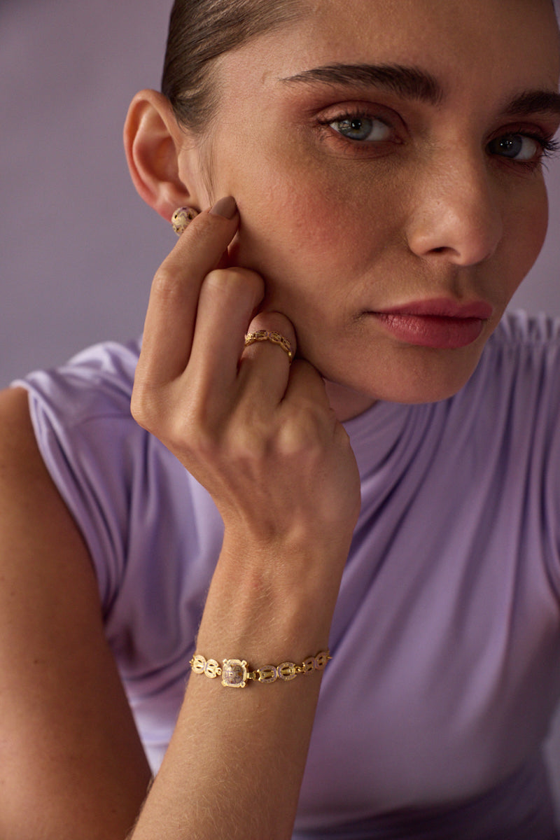 GARCIA BAND RING IN LAVENDER MONSERRATE