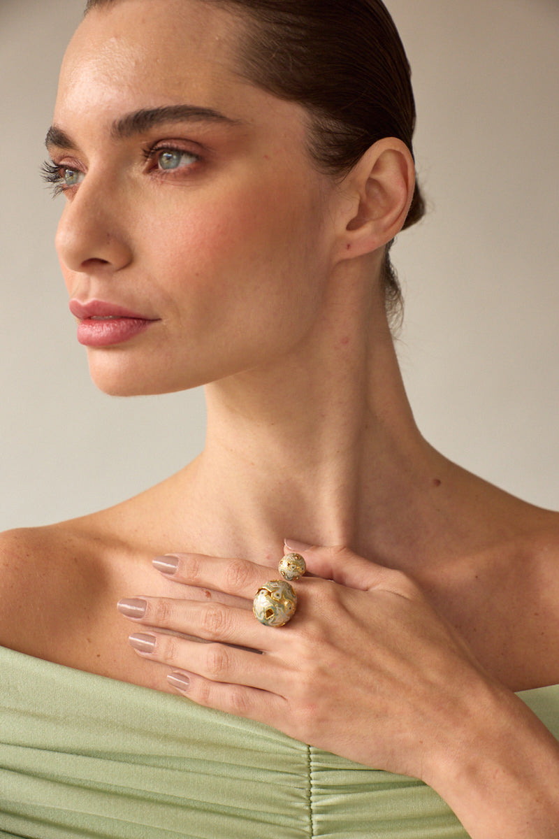 ESTRELLA DOUBLE EGG RING