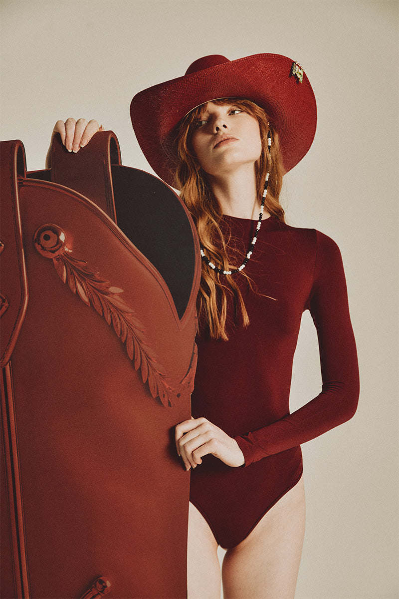 SER Fortune Finds hat featuring a stylish, wide-brim design with a woven texture and neutral color for versatile fashion.