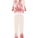 Ellipse Lingerie echoes pajama pants set with patterned fabric, featuring a comfortable fit and cozy design for relaxed nights.