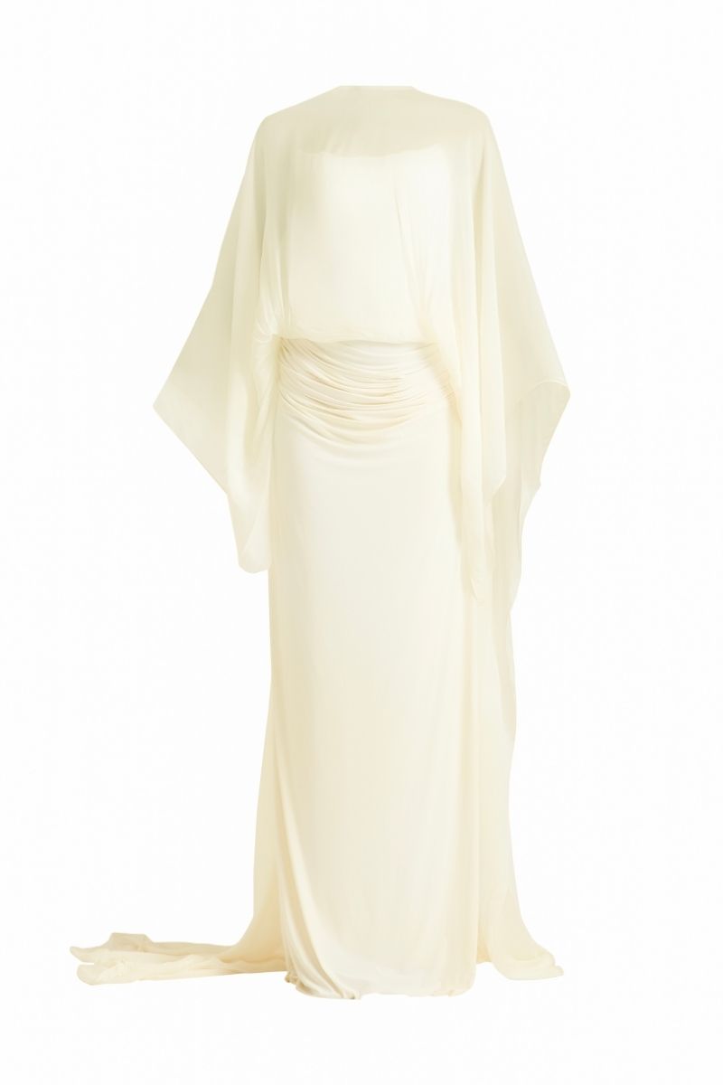 FRANCESCA OFF WHITE MAXI DRESS