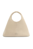 White POELLE Francesca bag with top handle, stylish and spacious, perfect for everyday use.