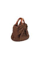 Mara Brazil GAIA top handle bag in brown leather, featuring a structured design and elegant handles for everyday use.