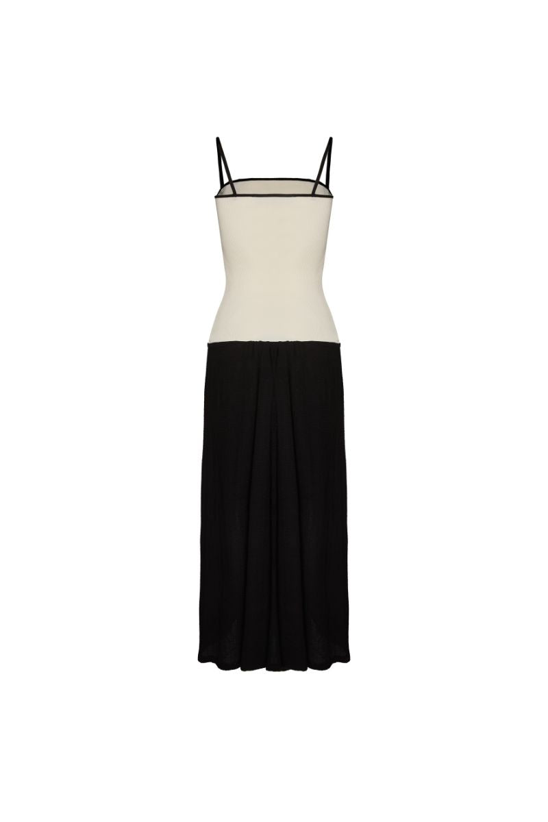 GAIA DRESS IN OFF WHITE - CULT MIA
