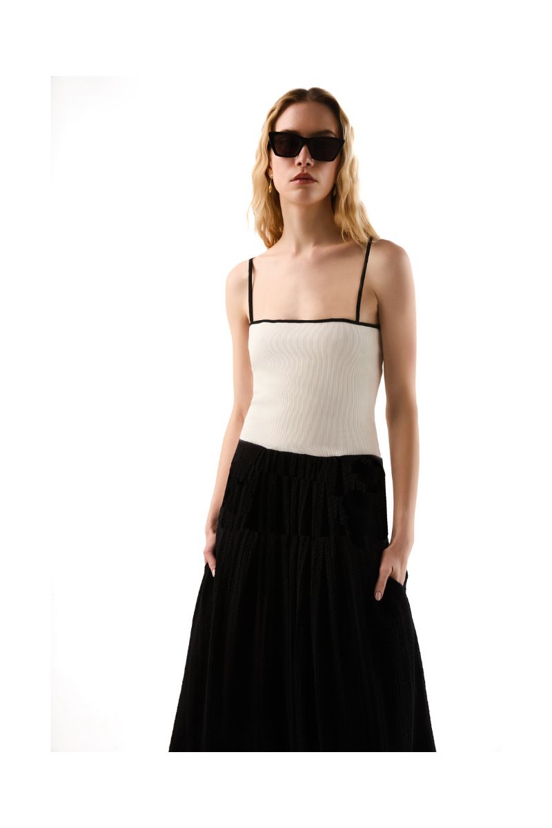 GAIA DRESS IN OFF WHITE - CULT MIA