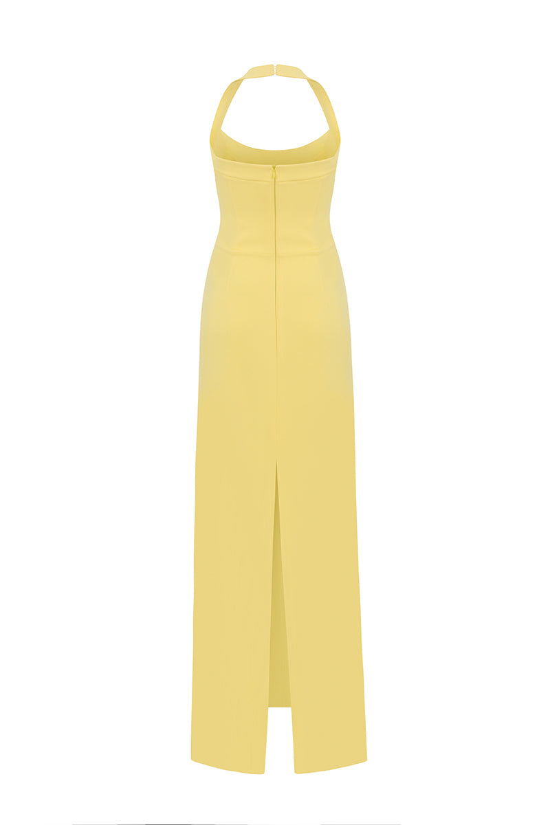 SOL DRESS IN BABY YELLOW | CULT MIA SOL DRESS IN BABY YELLOW | CULT MIA