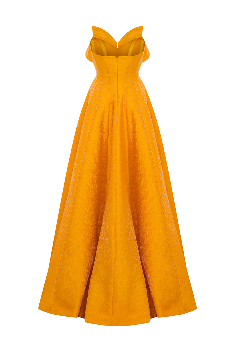 SOLEIL DRESS IN TANGERINE | CULT MIA SOLEIL DRESS IN TANGERINE | CULT MIA