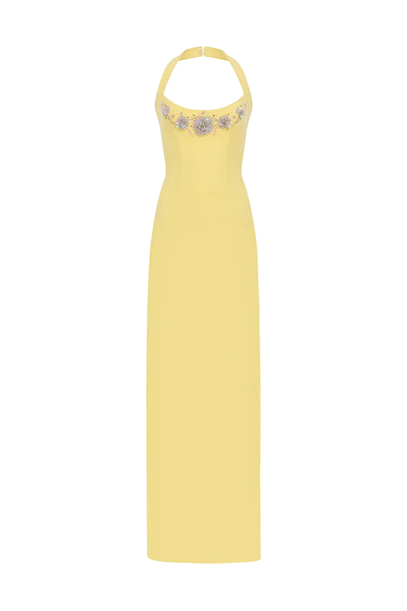 SOL DRESS IN BABY YELLOW