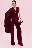 Jenny K Tran Giselle Pants in neutral fabric, tailored fit, and stylish design, perfect for casual or semi-formal wear.