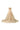 NUDE PLEATED TULLE MAXI DRESS WITH CUT-OUT - CULT MIA