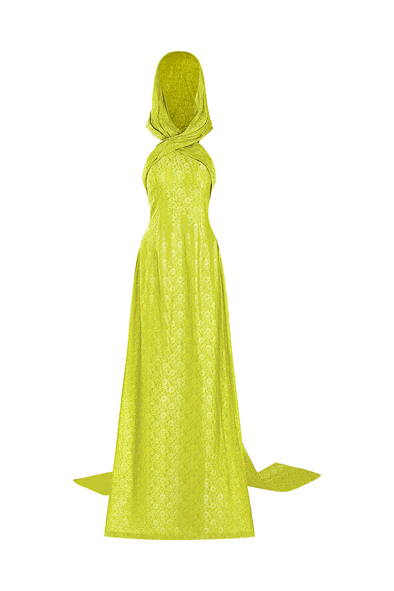 EMERALD ELEGANCE AO DAI SET IN GREEN - CULT MIA