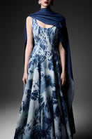 GVLUX Water Works Cape Gown featuring waterproof fabric and adjustable straps, ideal for protective wear in medical or industrial settings.