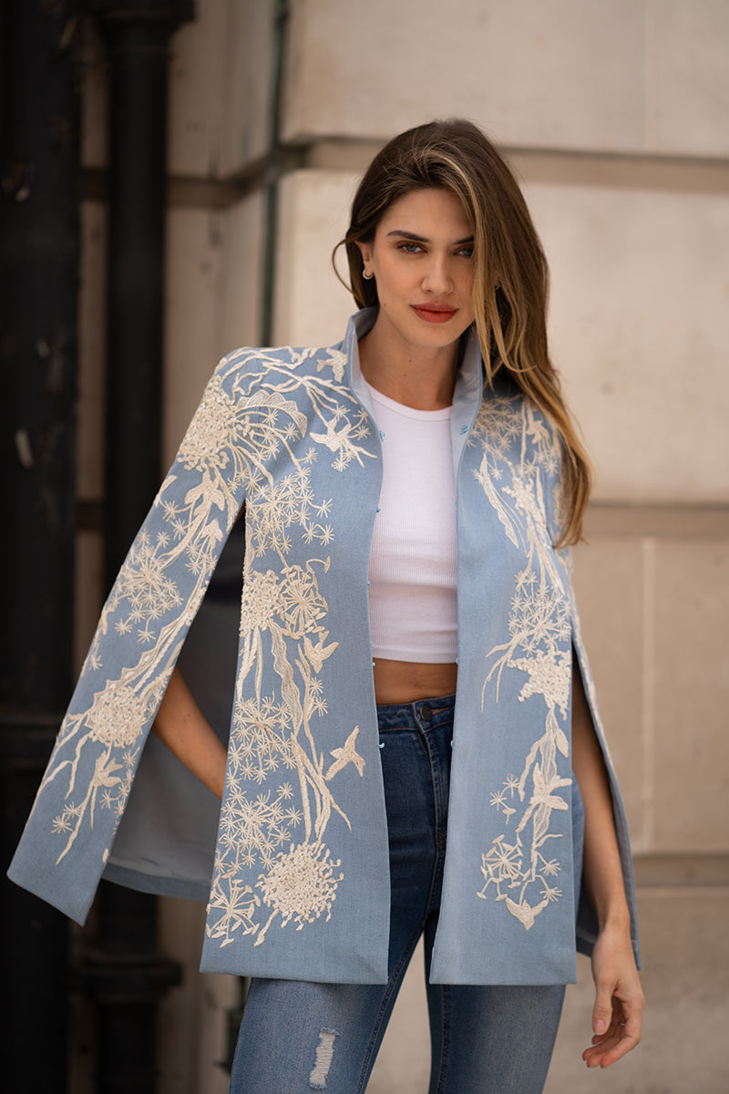 GABRIEL IN DENIM DREAM CAPE