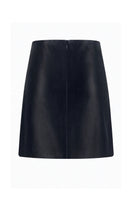 Navy blue GAVEA mini skirt by ZUT, featuring a stylish and fitted design, displayed on a mannequin.