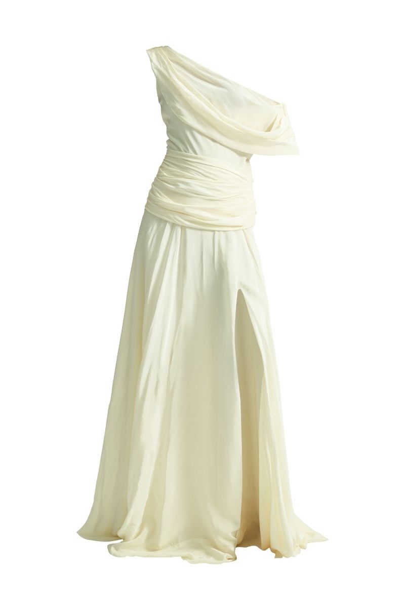 GEMMA OFF WHITE GOWN - CULT MIA