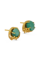 Gold GEO-MINI earrings by Fenomena featuring small geometric shapes, stylish and lightweight for everyday wear.