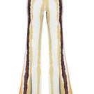 Nelblu Jagger Print Orange cover-up pant with vibrant pattern, lightweight fabric, and relaxed fit, perfect for beachwear or casual outings.