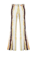 Nelblu Jagger Print Orange cover-up pant with vibrant pattern, lightweight fabric, and relaxed fit, perfect for beachwear or casual outings.