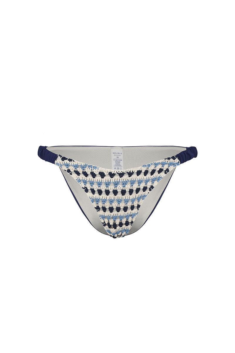 GINNI BIKINI BOTTOM IN PRINT AZUL