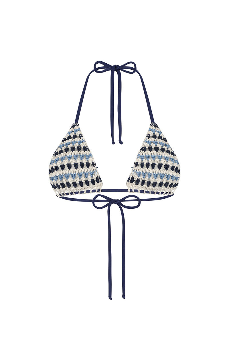 LILI TOP BIKINI IN PRINT AZUL